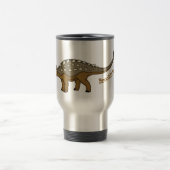 Ankylosaurus gepantserde dinosaurus illustratie reisbeker (Center)