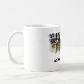 Ankylosaurus (gesmolten hagedis) koffiemok (Links)