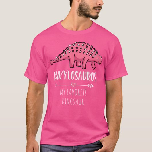 Ankylosaurus Mijn favoriete dinosaurus T-shirt (Voorkant)