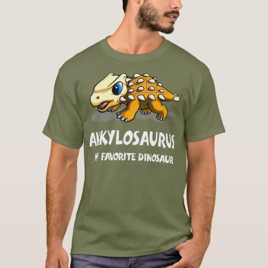 Ankylosaurus My Favorite Dinosaur T-shirt (Voorkant)
