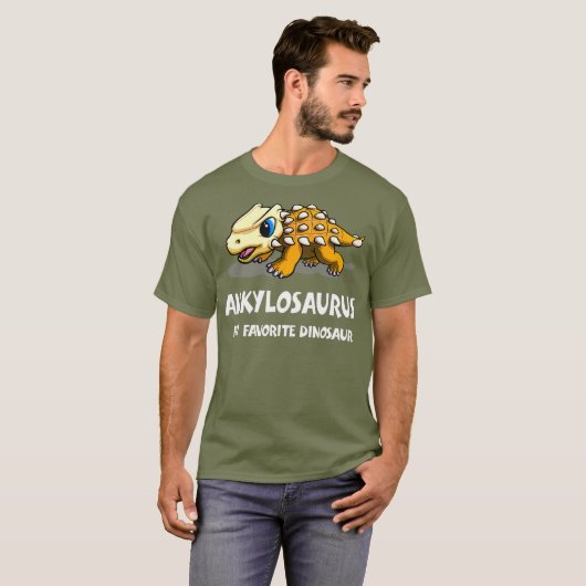 Ankylosaurus My Favorite Dinosaur T-shirt (Voorkant volledig)