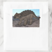 Ankylosaurus Rechthoekige Sticker (Tas)