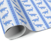 Ankylosaurus Stripe  Cadeaupapier (Rol Hoek)