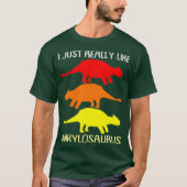 Ankylosaurus T-shirt (Voorkant)