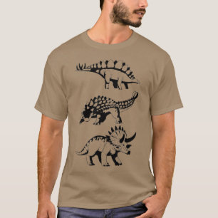 AnkyloSaurus Triceratops Stegosaurus Dinosaur T-shirt
