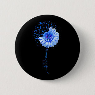 Ankyloserende spondylitis awareness Flower Survivo Ronde Button 5,7 Cm