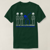 Ankyloserende spondylitis bewustzijn Het is OK om  T-shirt (Design voorkant)