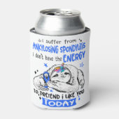 Ankylosing Spondylitis Awareness Month Ribbon Gift Blikjeskoeler (Blikje Voorkant)