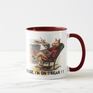 ANMFA113, zie je niet, ik ben op Break! ! Mok