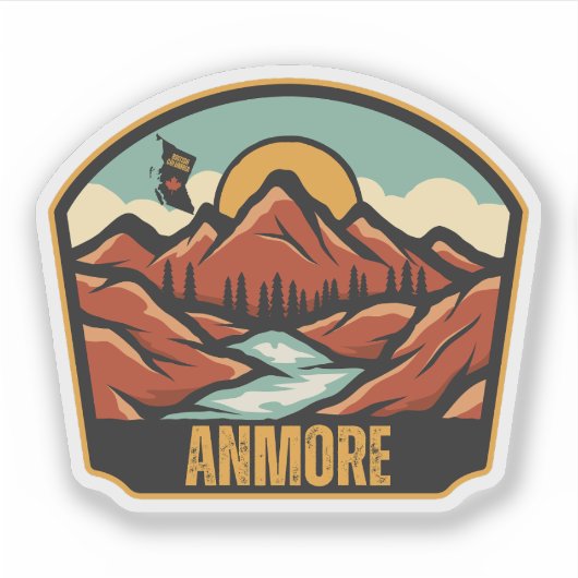 Anmore, Brits-Columbia Sticker (Voorkant)