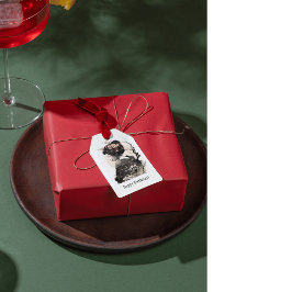 Anmutige japanische Geisha - Cadeaulabel