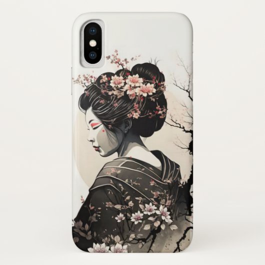 Anmutige japanische Geisha - Case-Mate iPhone Case (Achterkant)