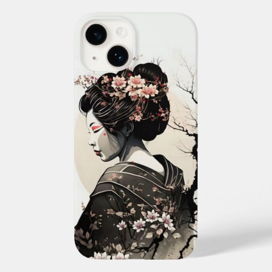 Anmutige japanische Geisha -  Case-Mate iPhone Case (Achterkant)