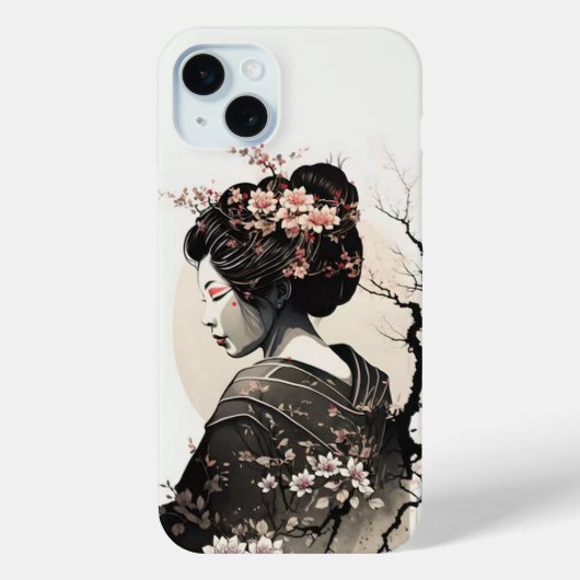 Anmutige japanische Geisha - Case-Mate iPhone Case (Achterkant)