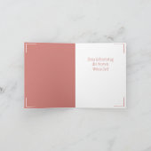 Anmutige japanische Geisha -  Kaart (Binnen)