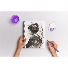 Anmutige japanische Geisha - Notitieboek