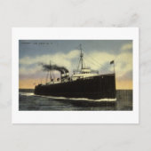 Ann Arbor Car Ferry No. 6 - Arthur K. Atkinson Briefkaart (Voorkant)