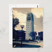 Ann Arbor Clock Tower Briefkaart (Voorkant / Achterkant)