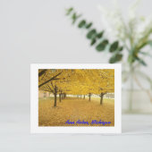 Ann Arbor in Herfst Briefkaart (Staand voorkant)