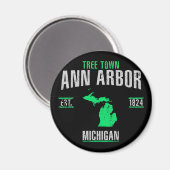 Ann Arbor Magneet (Voorkant / Achterkant)
