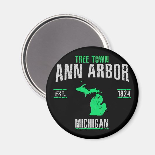 Ann Arbor Magneet (Voorkant / Achterkant)
