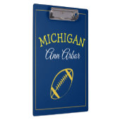 Ann Arbor Michigan Blauw en maïs Klembord (Rechts)