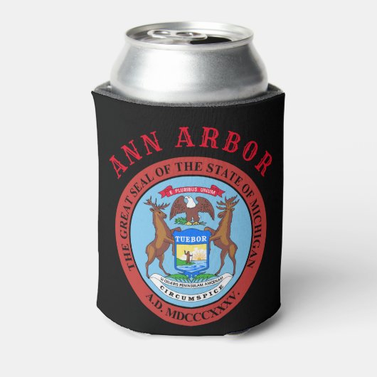 Ann Arbor, Michigan Blikjeskoeler (Blikje Achterkant)