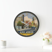 Ann Arbor Michigan Downtown Cityscape Grote Klok (Huis)