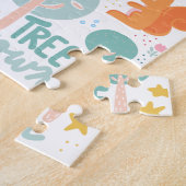 Ann Arbor Michigan Kaart Favoriete Dingen Puzzel (Zijkant)