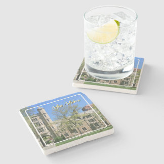 Ann Arbor Michigan Kleurrijke Quad gebladerte Stenen Onderzetter