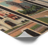 Ann Arbor, Michigan - Large Letter Scenes Poster (Hoek)