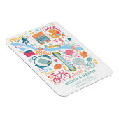 Ann Arbor Michigan Save The Date Magneet (Rechterzijde)