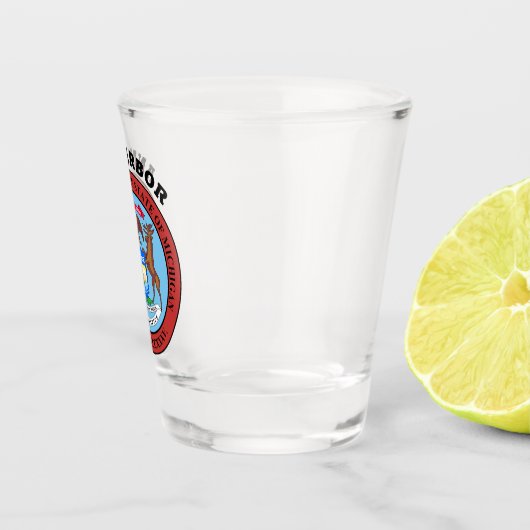 Ann Arbor, Michigan Shot Glas (Rechts)
