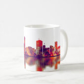 Ann Arbor Michigan Skyline Koffiemok (Voorkant rechts)