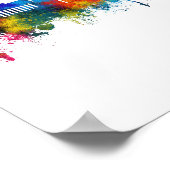 Ann Arbor Michigan Skyline Poster (Hoek)