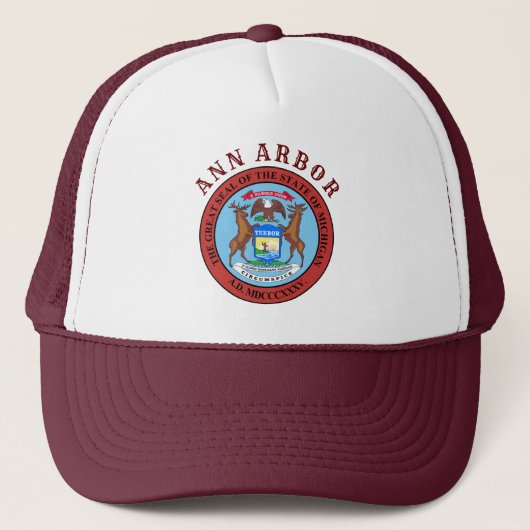 Ann Arbor, Michigan Trucker Pet (Voorkant)