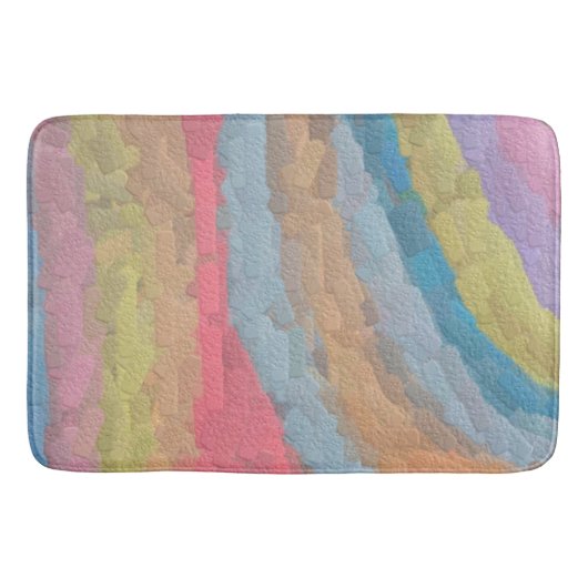 Ann Arbor Pastel Chalk Art Badmat (Voorkant)