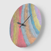 Ann Arbor Pastel Chalk Art Grote Klok (Hoek)