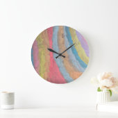 Ann Arbor Pastel Chalk Art Grote Klok (Huis)