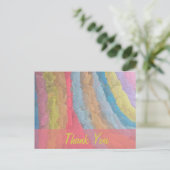 Ann Arbor Pastel Chalk Briefkaart (Staand voorkant)