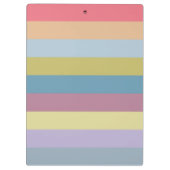 Ann Arbor Pastel Chalk Stripes Klembord (Achterkant)