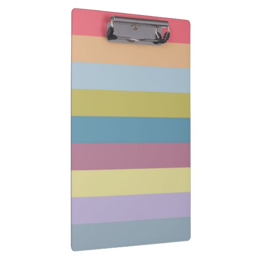 Ann Arbor Pastel Chalk Stripes Klembord (Rechts)