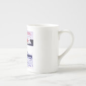 Ann Arbor Railroad Car Ferry Lake Michigan Porselein Kop (Rechts)