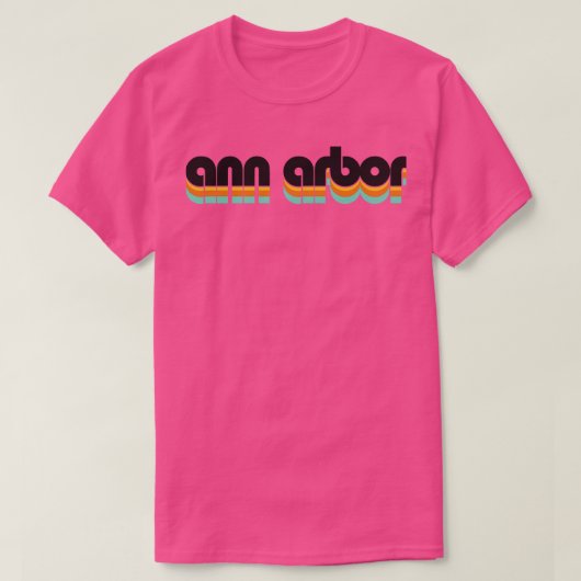 Ann Arbor Retro Throwback Crewneck Sweatshirt (Design voorkant)
