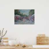 Ann Arbor's Afrikaans-Amerikaanse Festival-pastel Poster (Keuken)