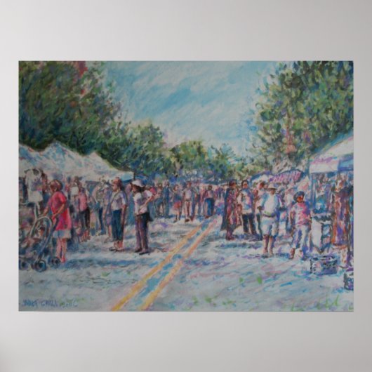 Ann Arbor's Afrikaans-Amerikaanse Festival-pastel Poster (Voorkant)