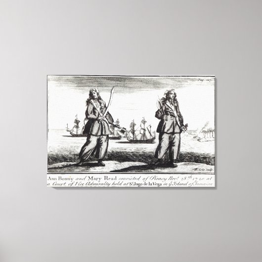 Ann Bonny en Mary Canvas Afdruk (Voorkant)