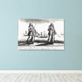Ann Bonny en Mary Canvas Afdruk (Insitu (Houten vloer))