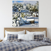 Ann Charles Snowy Day in Arizona Canvas Afdruk (Insitu (Slaapkamer))