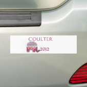 Ann Coulter 2012 Bumpersticker (Op auto)